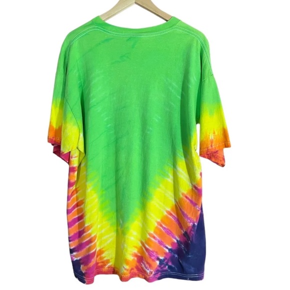 Vintage 90’s Grateful Dead Band Tie Dye t-shirt Multicolored sz XL Jerry Garcia - Picture 2 of 6